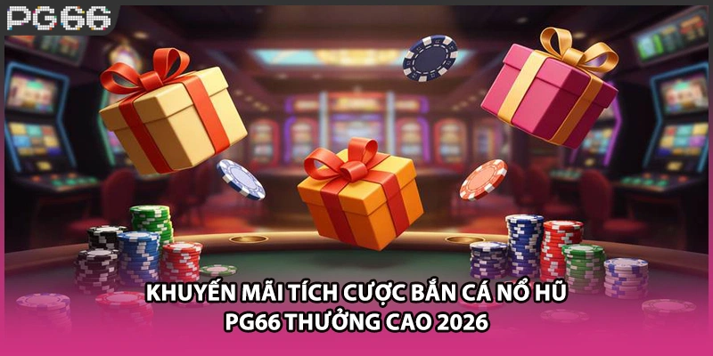 Khuyến Mãi Tích Cược Bắn Cá Nổ Hũ PG66 Thưởng Cao 2026