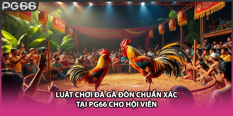Luật Chơi Đá Gà Đòn Chuẩn Xác Tại PG66 Cho Hội Viên
